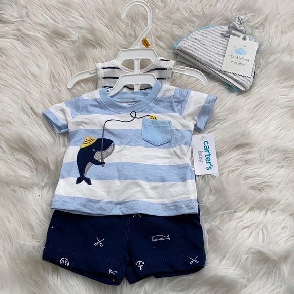 Carter’s / Oeko-Tex Outfit Beanie Bundle - Picture 1 of 10